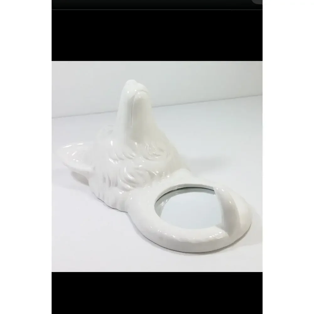 Streamline Once Upon a Wall Porcelain Mirror & Hook, Fox